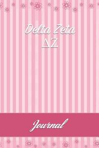 Delta Zeta: Line Ruled Sorority Girls Journal - Great Present for Big or Lil Sister