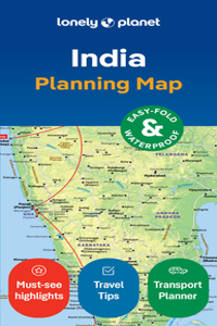 Lonely Planet India Planning Map 2