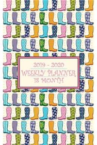 18 Month Weekly Planner 2019-2020