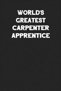 World's Greatest Carpenter Apprentice