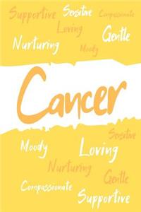 Cancer Zodiac Personality Journal