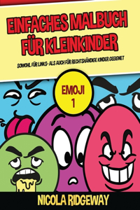 Einfaches Malbuch für Kleinkinder (Emoji 1)