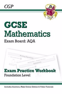 GCSE Maths AQA Exam Practice Workbook with Answers & Online