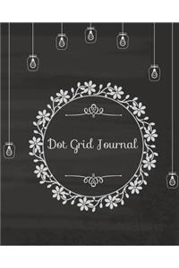 Dot Grid Bullet Journal, Daily Dated Notebook Diary,: Large Quarterly Bullet Journal Blank Pages with Number, 150p, 8x10