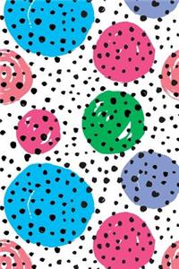 Journal Notebook Circles and Spots Pattern 3