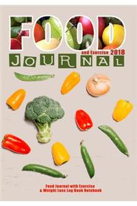 Food & Exercise Journal 2018