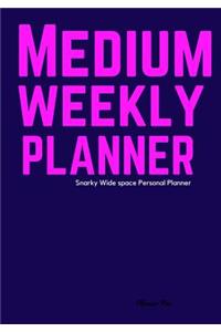 Snarky Medium Weekly Planner