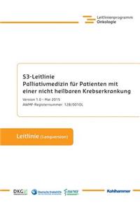 S3-Leitlinie Palliativmedizin Fur Patienten Mit Einer Nicht Heilbaren Krebserkrankung