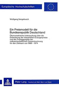 Ein Preismodell Fuer Die Bundesrepublik Deutschland
