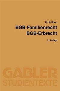 BGB -- Familienrecht, BGB -- Erbrecht