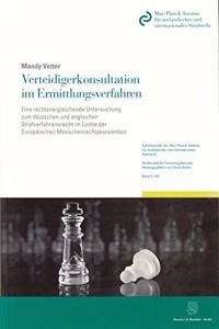 Verteidigerkonsultation Im Ermittlungsverfahren