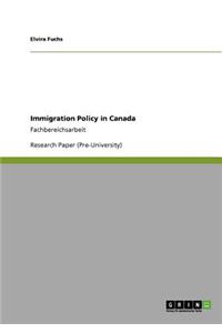 Immigration Policy in Canada