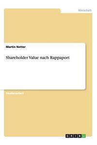 Shareholder Value nach Rappaport