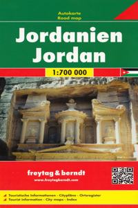 Jordan Road Map 1:700 000