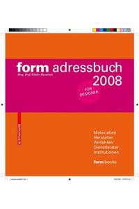 Form Adressbuch 2008