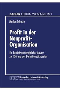 Profit in Der Nonprofit-Organisation