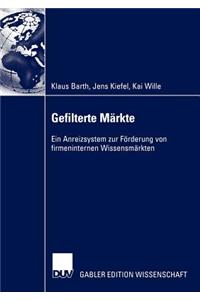 Gefilterte Märkte: Ein Anreizsystem Zur Förderung Von Firmeninternen Wissensmärkten