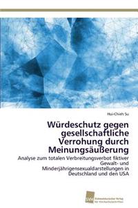 Würdeschutz gegen gesellschaftliche Verrohung durch Meinungsäußerung