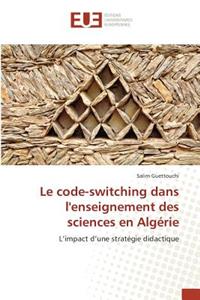 Le Code-Switching Dans Lenseignement Des Sciences En Algérie