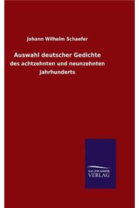 Auswahl deutscher Gedichte