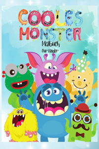 Cooles Monster-Malbuch für Kinder