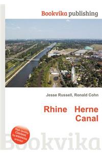 Rhine Herne Canal