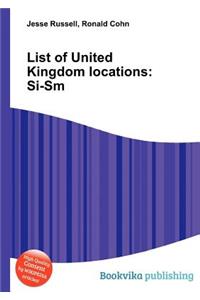 List of United Kingdom Locations