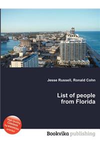 List of People from Florida