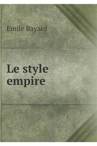 Le Style Empire
