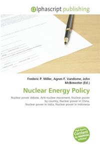 Nuclear Energy Policy