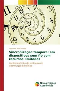 Sincronização temporal em dispositivos sem fio com recursos limitados