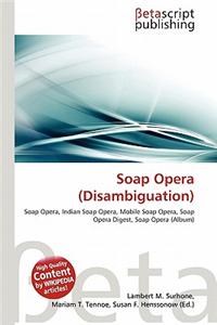 Soap Opera (Disambiguation)