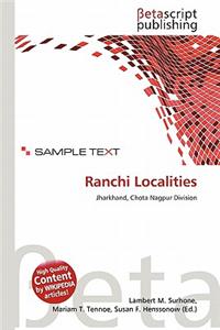 Ranchi Localities