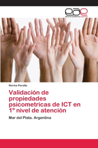 Validación de propiedades psicometricas de ICT en 1° nivel de atención