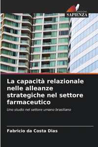 La capacità relazionale nelle alleanze strategiche nel settore farmaceutico