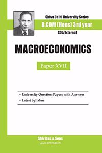 Macroeconomics for B.Com Hons 3rd Year SOL Delhi University by Shiv Das and Sons