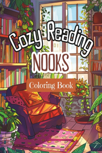 Cozy Reading Nooks Coloring Book