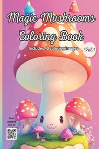 Magic Mushrooms Coloring Book