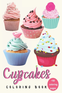 Cupcakes Coloring Book