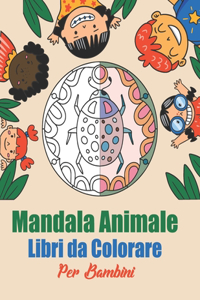 Mandala Animale libro da colorare per bambini