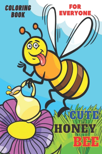 Cute Honey Bee Coloring Book For Everyone