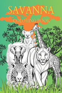 Savanna Coloring Book