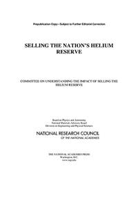 Selling the Nation's Helium Reserve