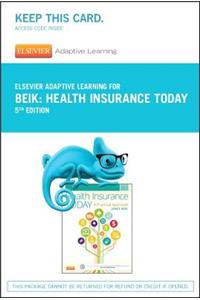 Elsevier Adaptive Learning for Health Insurance Today (Access Code)