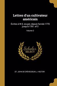 Lettres d'Un Cultivateur Américain