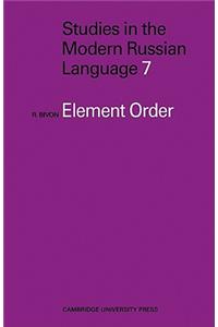 Element Order