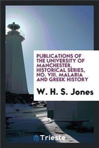 Malaria and Greek History