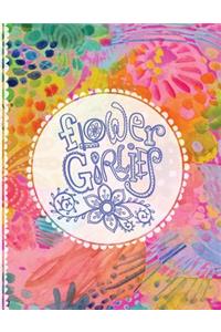 Flower Girlies Coloring Book