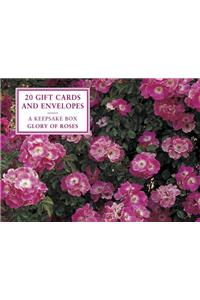 Tin Box of 20 Gift Cards and Envelopes: Glory of Roses