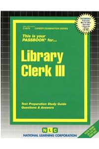 Library Clerk III